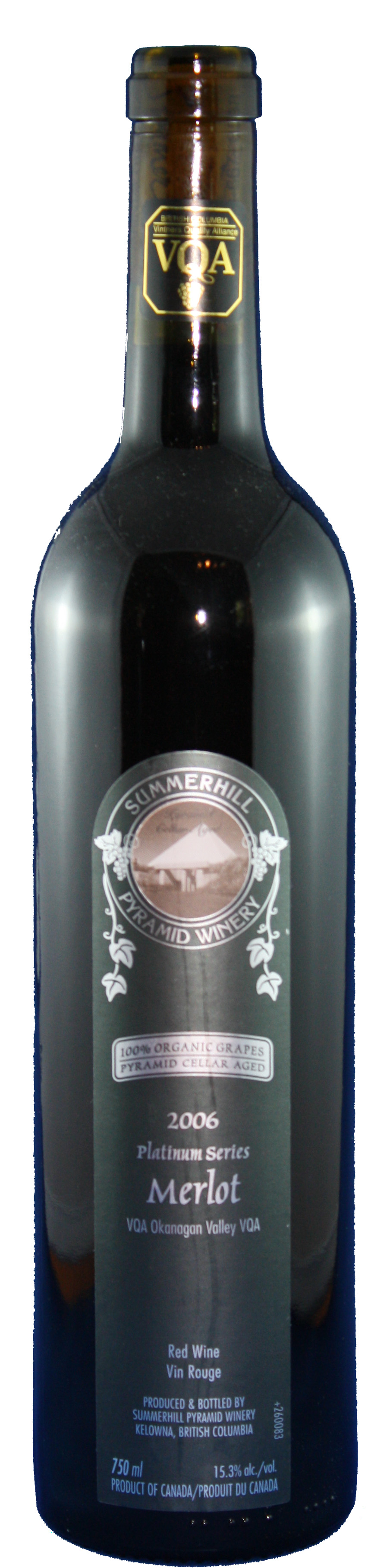 Merlot Platinum 2006 Organic Merlot Platinum 2006 Organic